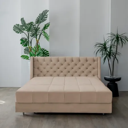 РИЧМОНД Складная кровать светло-бежевая, 160