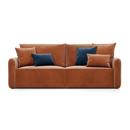 ПОРТЛЕНД Диван прямой терракотовый