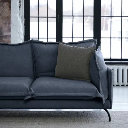 Облако комфорта Диван прямой, серо-синий