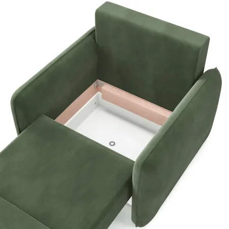 ПОРТЛЕНД Кресло-кровать зеленое