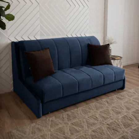 ВЕНЕЦИЯ Складная кровать темно-синяя, 145