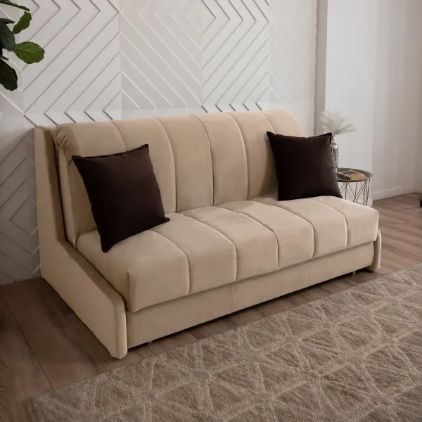 ВЕНЕЦИЯ Складная кровать светло-бежевая, 200