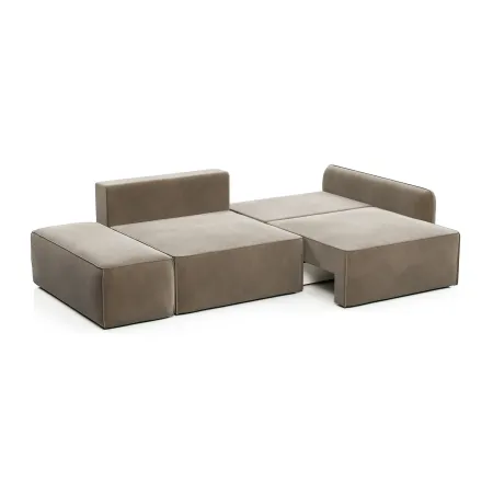 ПОРТЛЕНД Диван прямой с банкеткой бежевый