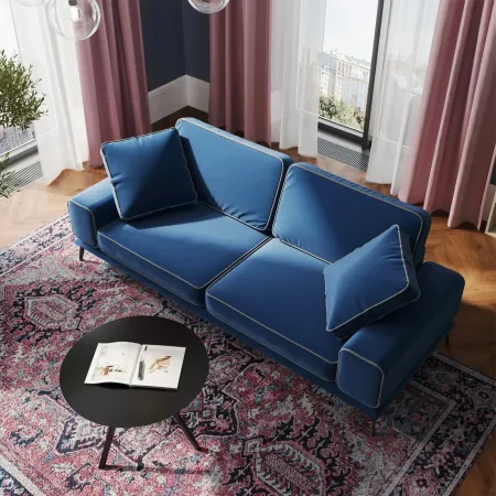 Солнечное побережье Диван прямой, сапфировый