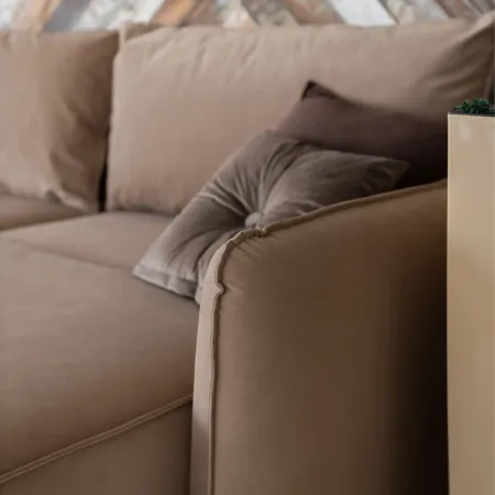 ПОРТЛЕНД Диван прямой с банкеткой бежевый