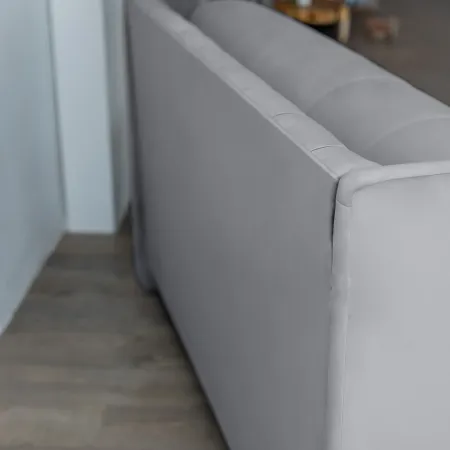 РИЧМОНД Складная кровать светло-серая, 145