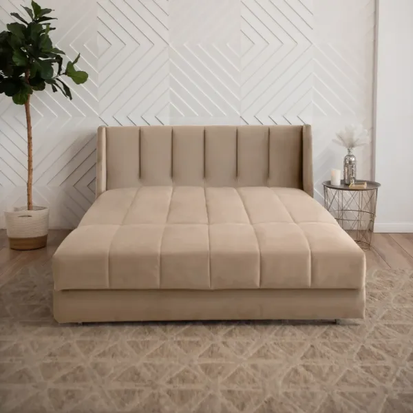 ВЕНЕЦИЯ Складная кровать светло-бежевая, 200