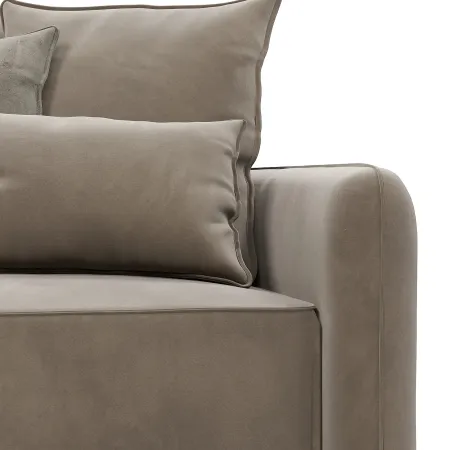 ПОРТЛЕНД Диван прямой с банкеткой бежевый