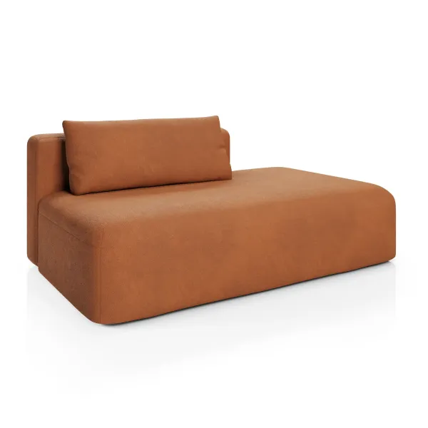 НОВЫЕ ЭМОЦИИ МИНИ Диван прямой, терракотовый, угол правый