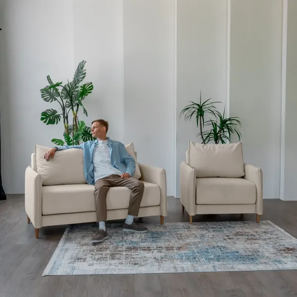 ЛУЧШИЙ ДРУГ Диван прямой бежевый