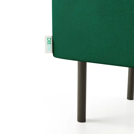 Маленькая радость Пуф прямоугольный на ножках, зеленый