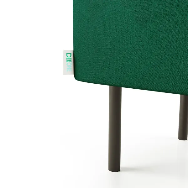 Маленькая радость Пуф прямоугольный на ножках, зеленый