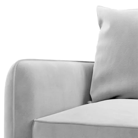 ПОРТЛЕНД МИНИ 130 Диван прямой светло-серый