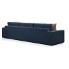 КОРСО XL Диван тканевый прямой темно-синий