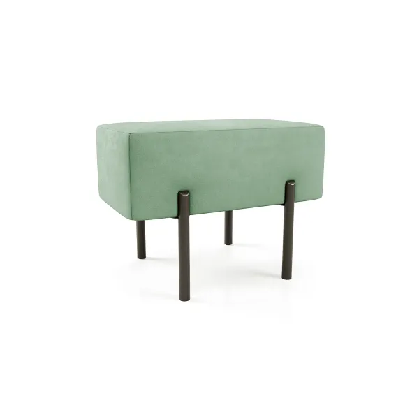 Маленькая радость Пуф прямоугольный на ножках, мятный