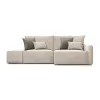 ПОРТЛЕНД Диван угловой с банкеткой светло-бежевый
