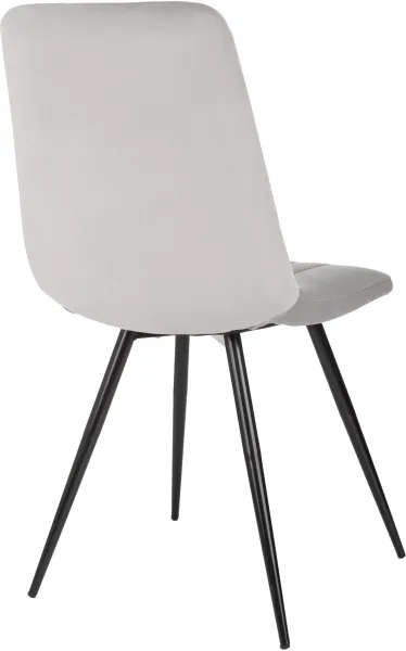 Стул для дома Бюрократ CH-K6_4 комплект 4шт св.серый Holland 09 металл черный на ножках (CH-K6_1/HL09_4)