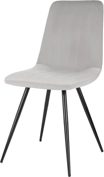 Стул для дома Бюрократ CH-K6_4 комплект 4шт св.серый Holland 09 металл черный на ножках (CH-K6_1/HL09_4)