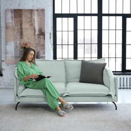 Облако комфорта Диван прямой, снежная мята