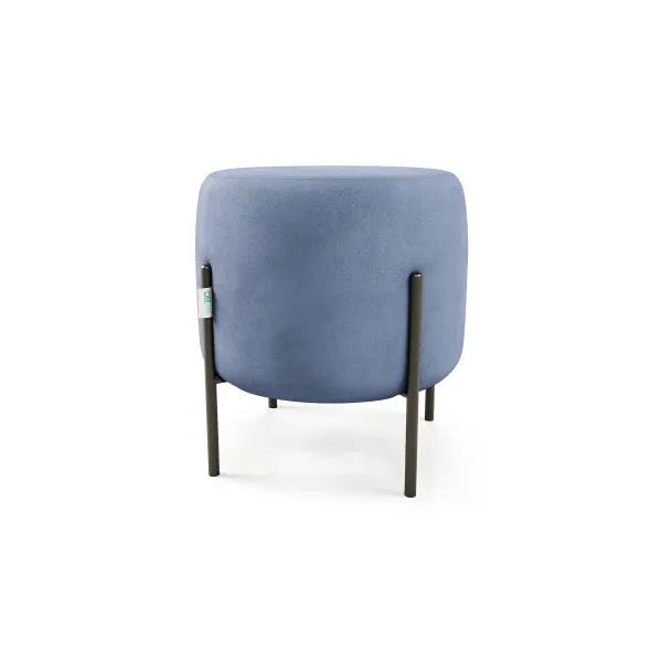 Маленькая радость Пуф круглый на ножках, светло-синий