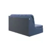 ТОКИО Диван прямой серо-синий, 146 ППУ