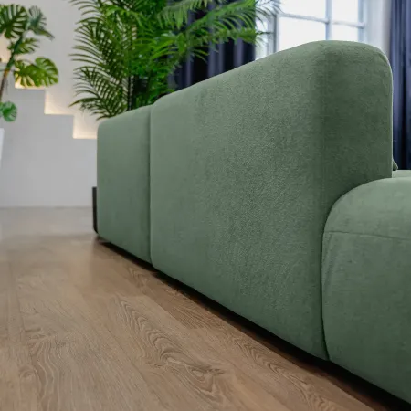 НОВЫЕ ЭМОЦИИ Диван угловой, темно-зеленый