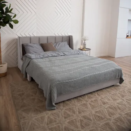 ВЕНЕЦИЯ Складная кровать серо-бежевая, 125