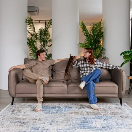 СЧАСТЛИВЫЙ ДЕНЬ Диван прямой, какао