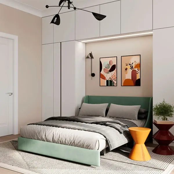 ТОКИО Диван прямой мятный, 146 ППУ