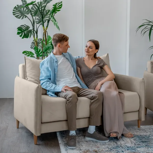 ЛУЧШИЙ ДРУГ Диван прямой бежевый