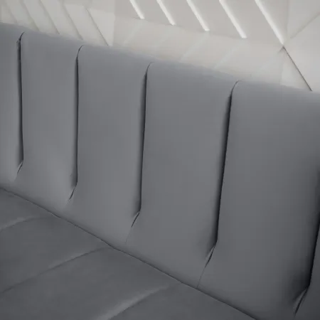 ВЕНЕЦИЯ Складная кровать светло-серая, 200