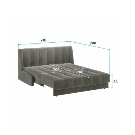 ВЕНЕЦИЯ Складная кровать светло-бежевая, 200