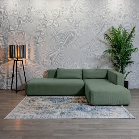 НОВЫЕ ЭМОЦИИ Диван угловой, темно-зеленый