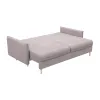СКАНДИ Диван тканевый прямой розовый