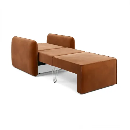 ПОРТЛЕНД Кресло-кровать терракотовое