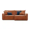 ПОРТЛЕНД Диван угловой терракотовый