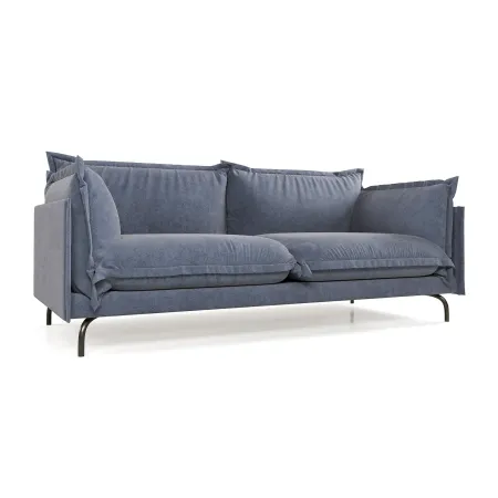 Облако комфорта Диван прямой, серо-синий