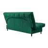 ЮТА Диван прямой зеленый ППУ, с черными ножками