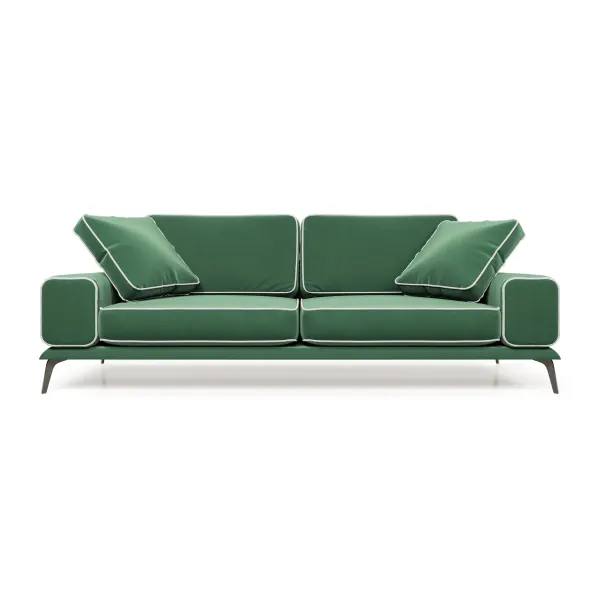 Солнечное побережье Диван прямой, зеленый