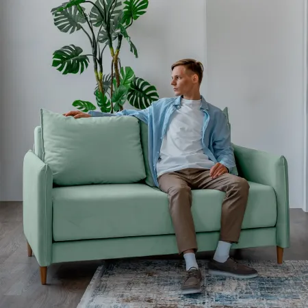 ЛУЧШИЙ ДРУГ Диван прямой мятный