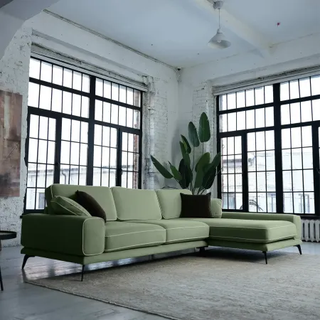 Солнечное побережье Диван угловой, мятный