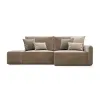 ПОРТЛЕНД Диван угловой с банкеткой бежевый