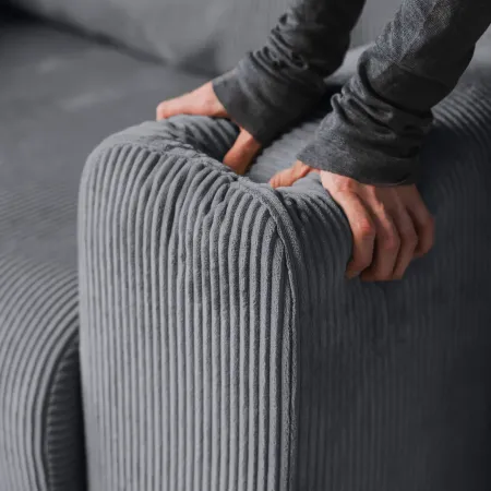 ДОЛГОЖДАННЫЙ ОТПУСК Диван угловой, серый