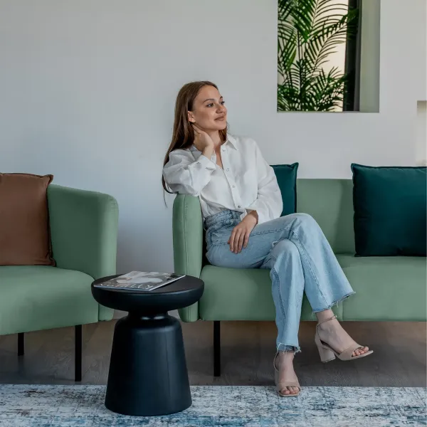 РИО Диван прямой мятный