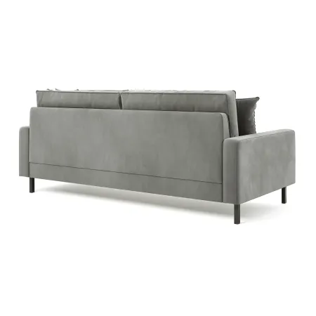 Хорошее настроение Диван прямой, серебристо-серый