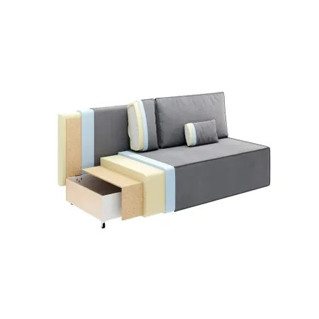 КОРСО ЛАЙТ Диван прямой терракотовый