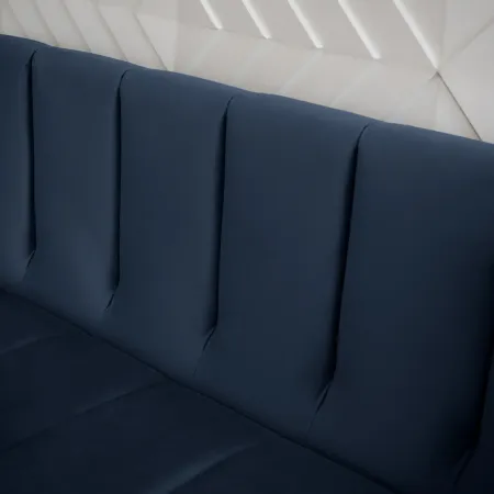 ВЕНЕЦИЯ Складная кровать темно-синяя, 145