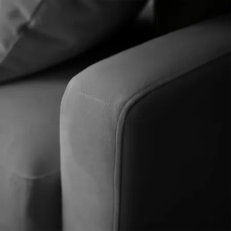 Хорошее настроение Диван прямой, серебристо-серый