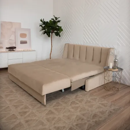 ВЕНЕЦИЯ Складная кровать светло-бежевая, 200