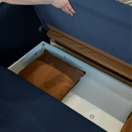 ПОРТЛЕНД МИНИ Диван прямой синий